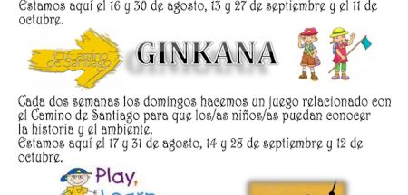 Clases de inglés y ginkana para niños/as en el Molino de San Andrés este fin de semana. 